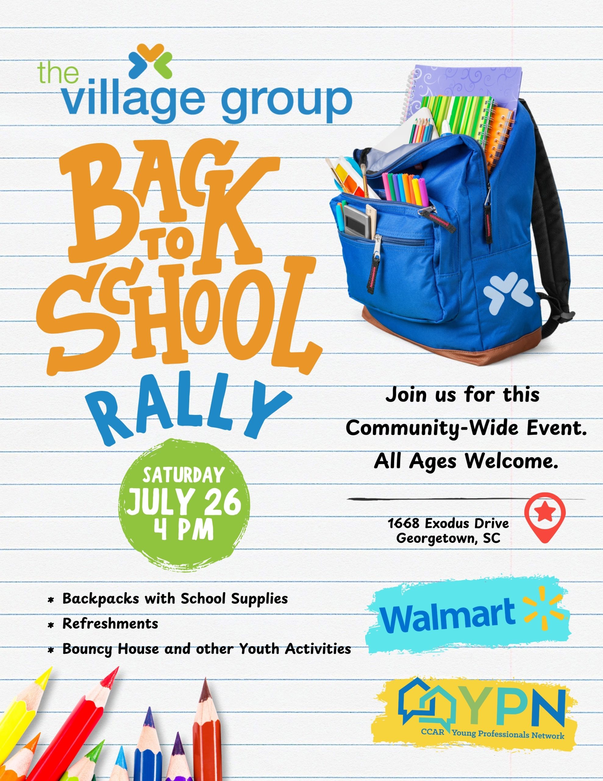 Back to School Rally 2025 - The Village Group : The Village Group